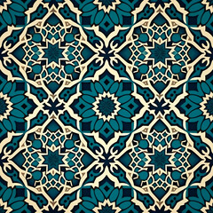Designing an Exquisite Islamic Background with Seamless Patterns using Generative AI