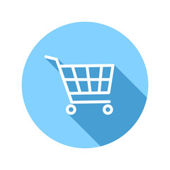 Shopping Cart icon isolated on transparent background.	