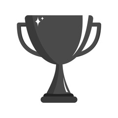Trophy award icon isolate on transparent background.
