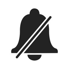 Notification bell icons isolate on transparent background.	