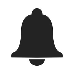 Notification bell icons isolate on transparent background.	