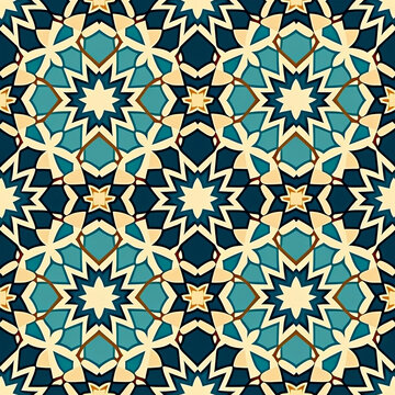 Crafting the Perfect Seamless Pattern Islamic Background with Generative AI