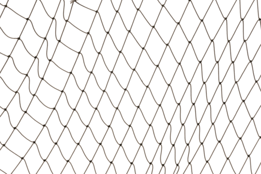 Football or tennis net. Rope mesh on a white background close-up - Powered by Adobe
