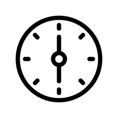 clock icon or logo isolated sign symbol vector illustration - high quality black style vector icons
