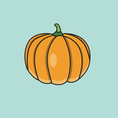 Illustration of Pumpkins – Fruits Vector – Food Drawing