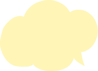 speech bubble_yellow 7