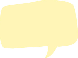 speech bubble_yellow 8