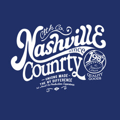 vintage old school typography for print