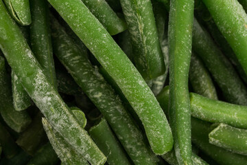 Frozen cut green beans vegetable