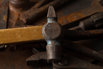 Old rusty tools