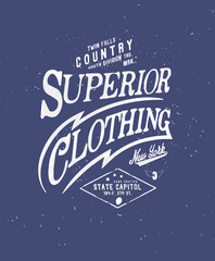 Obraz premium vintage old school typography for print
