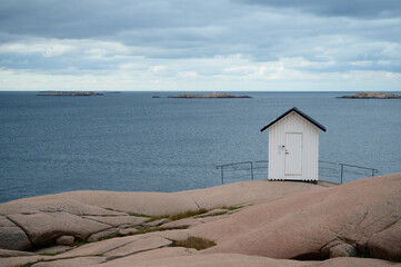 Small cabine at the Swedish coast