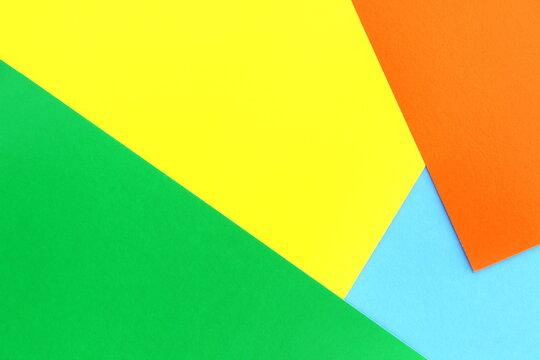  Bright abstract background from multi-colored paper cardboard.