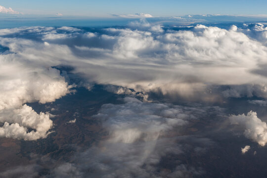 Dramatic storm clouds over the Eastern Plains of Colorado.