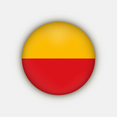 Department of Lambayeque Flag. Peru. Vector Illustration.