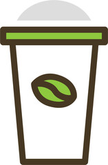 Green coffee icon