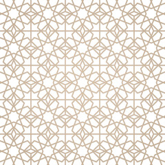 Seamless golden oriental pattern. Islamic background. ramadan style, ramadan kareem. background vector illustration.