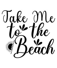 Take Me To The Beach SVG Cut File