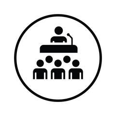 Business Conference icon.
