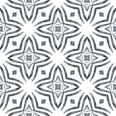 Chevron watercolor pattern. Black and white