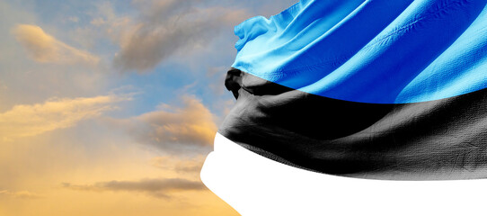 Flag of Estonia When the Estonian flag is displayed vertically, it should be so that the blue...