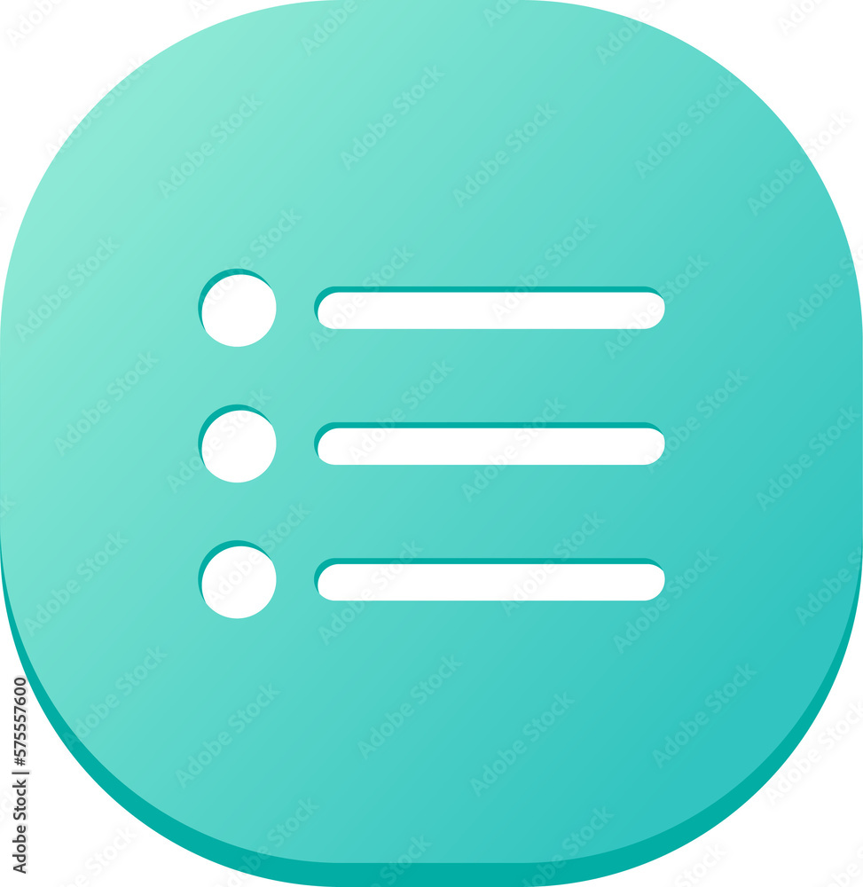Poster website navigation icon in flat design style. more menu signs illustration.