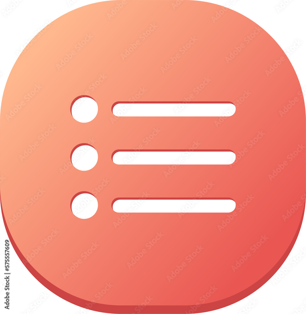 Poster website navigation icon in flat design style. more menu signs illustration.
