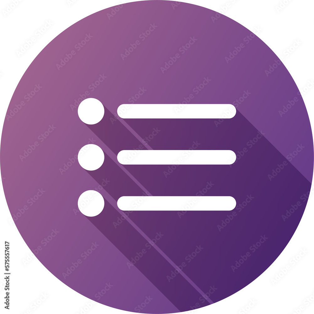Poster website navigation icon in flat design style. more menu signs illustration.