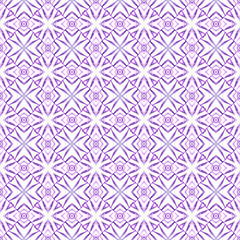 Hand painted tiled watercolor border. Purple cute