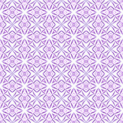 Hand painted tiled watercolor border. Purple cute