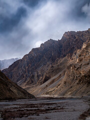 landscape in the himalayas