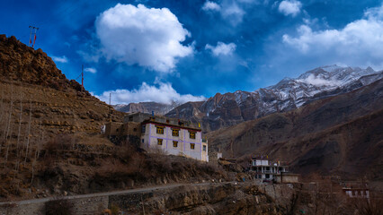 monastery in the mountains