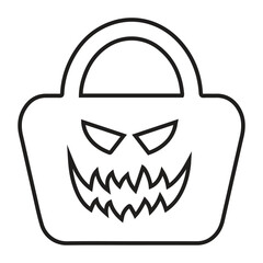 Basket, halloween, halloween basket icon