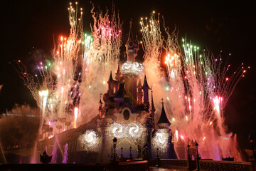 Obraz premium Parc à thème Disneyland Paris et Walt Disney Studios