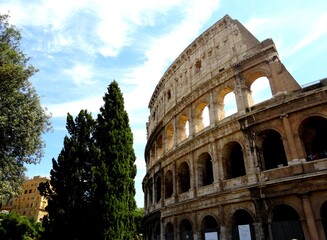 Obraz premium Colosseum in Rome, Italia, summer day 