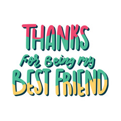 thanks for being my best friend happy friendship day stickers