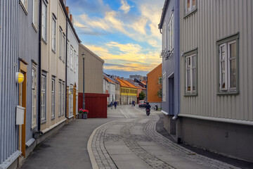 residential district Bakklandet, Trondheim