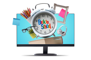 Back to school concept and school supplies