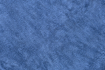 Texture blue microfiber cloth for cleaning and wiping