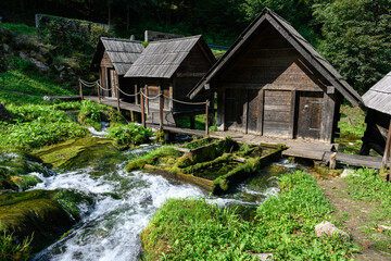 old watermills Mlincici Bosnia Herzegovina