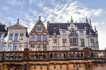 Fototapeta premium Old center of Ghent, Belgium