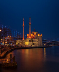 Fototapeta na wymiar Istanbul Ortaköy Mosque 