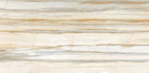 White-brown marble texture background with gold veins. Glossy marble granite stone with high quality design surface. This stone for wall and floor applications ceramic slab tile, countertops, mosaic.