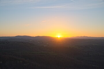 Sunrise at Umbria, Italy