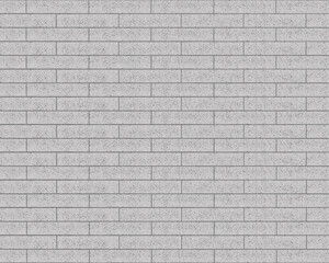 Brick wall texture. White brick, new. Brickwork