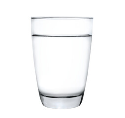 Glass of water isolated on transparent png