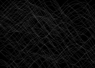 black and white doted curve lines abstract texture old style background