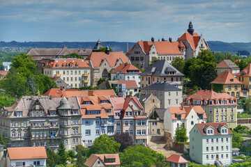 Obraz premium Sceniv view of the Meissen townscape