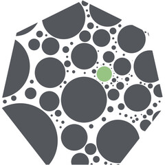 Circle Memphis Geometric Polka Dot Basic Shape Pattern
