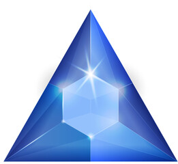 Sapphire blue fantasy jewelry gems stone